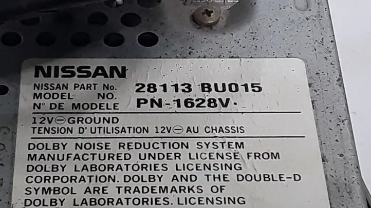 Nissan (2000 - 2006) 28113BU015 Магнитола / мультимедийная система — фото 2