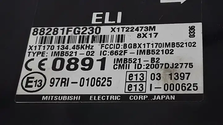 Subaru Impreza III (2008 - 2012) 88281FG230 Модуль комфорта — фото 3