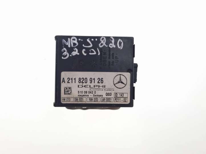 A2118209126 Mercedes-Benz S W221 Signalizacijos valdymo blokas