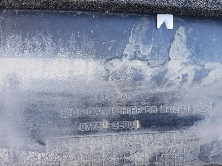 Kia Sorento (2002 - 2006) 877503E001 Молдинги задней двери — фото 3