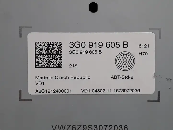 Volkswagen Golf VII (2013 - 2019) 3G0919605B Магнитола / мультимедийная система — фото 2