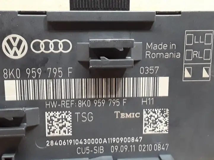 Audi A4 S4 B8 8K (2007 - 2011) 8K0959795F Блок управления дверью — фото 2