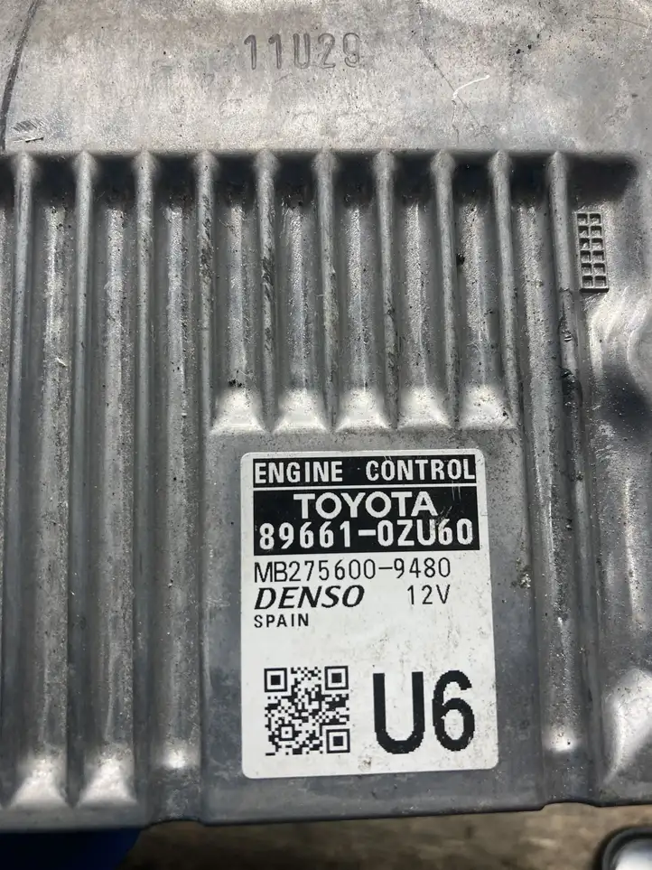 Toyota Auris E180 (2012 - 2018) 896610ZU60 Блок управления двигателем (ЭБУ) — фото 3