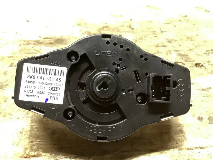 Audi A4 S4 B8 8K (2007 - 2011) 8K0941531AS Включатель фонарей — фото 2