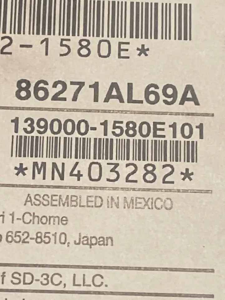 Subaru Outback (BS) (2014 - 2019) 86271AL69A Магнитола / мультимедийная система — фото 6