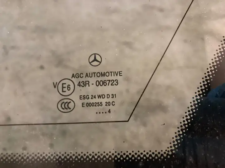 Mercedes-Benz E W212 (2009 - 2016) A2126702600 Заднее боковое стекло — фото 5
