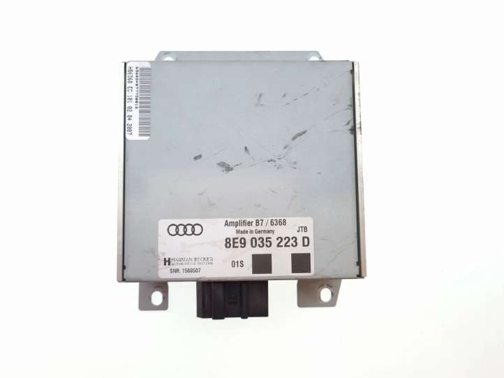 8E9035223D Audi A4 S4 B7 8E 8H Garso stiprintuvas