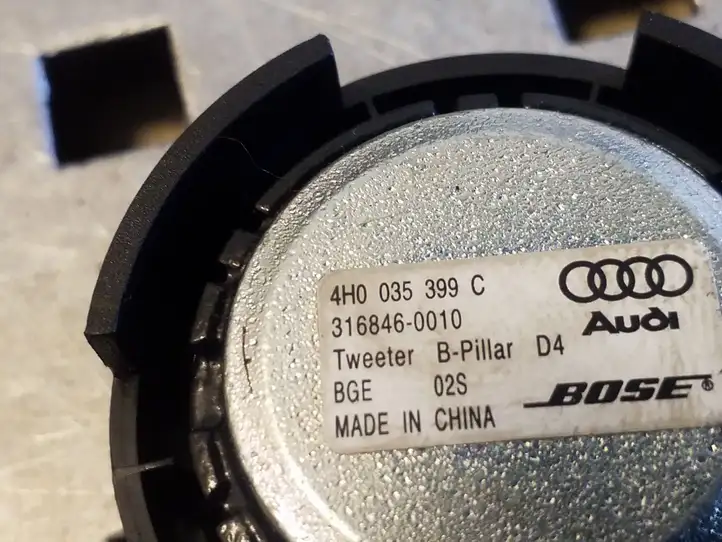 Audi A8 S8 D4 4H (2010 - 2014) 4H0035297 Комплект аудиосистемы — фото 7