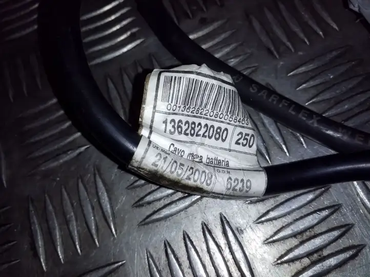 Fiat Ducato (2007 - 2014) 1362822080 Минусовой провод аккумулятора — фото 2