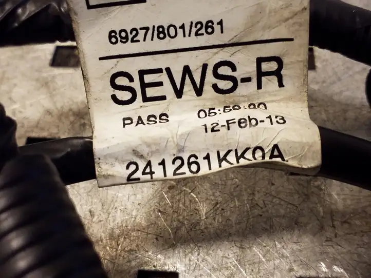 Nissan Juke I F15 (2010 - 2018) 241261KK0A Проводка задней двери — фото 2