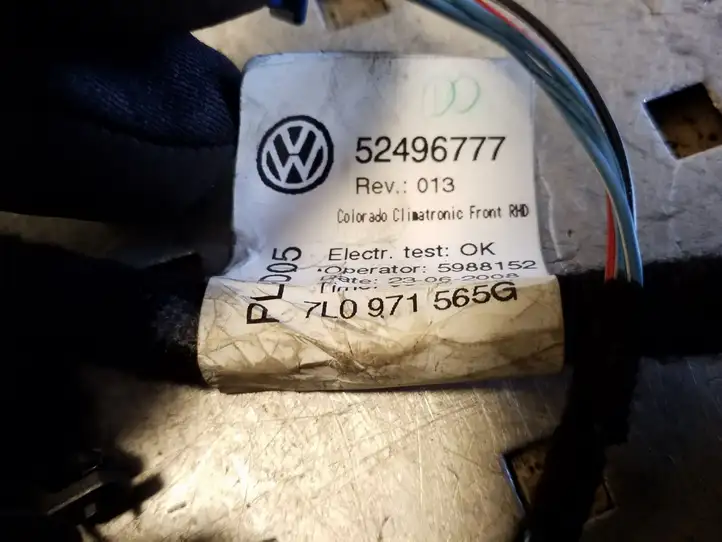 Volkswagen Touareg I (2002 - 2010) 7L0971565G Прочая электропроводка — фото 2
