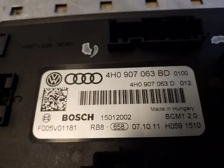 Audi A8 S8 D4 4H (2010 - 2014) 4H0907063BD Модуль комфорта — фото 2