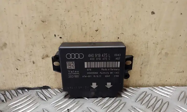 Audi A8 S8 D4 4H (2010 - 2014) 4H0919475L Блок управления парктрониками — фото 1