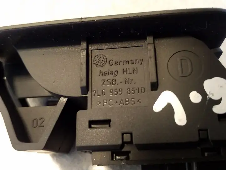 Volkswagen Touareg I (2002 - 2010) 7L6959855C Блок кнопок стеклоподъемников — фото 4