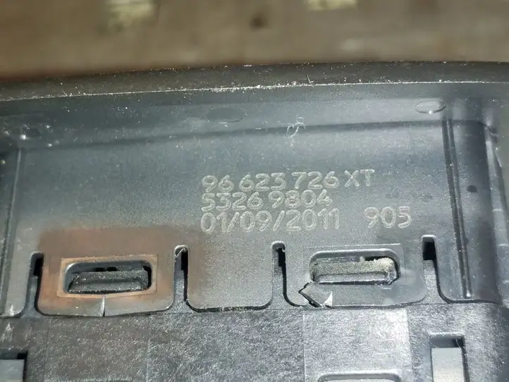 Peugeot 508 (2010 - 2014) 96623726XT Блок кнопок стеклоподъемников — фото 4