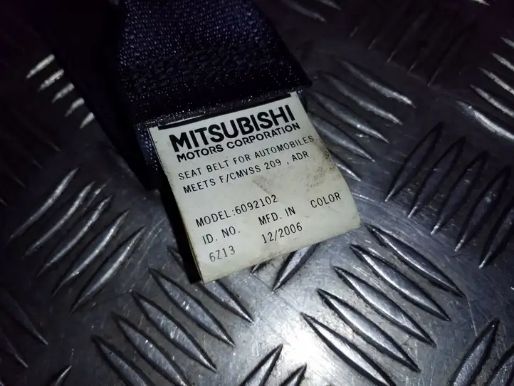 Mitsubishi Outlander (2007 - 2012) 6092102 Задний ремень безопасности — фото 3