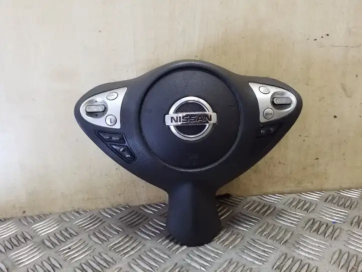 Nissan Juke I F15 (2010 - 2018) 34164695A Подушка безопасности руля — фото 1