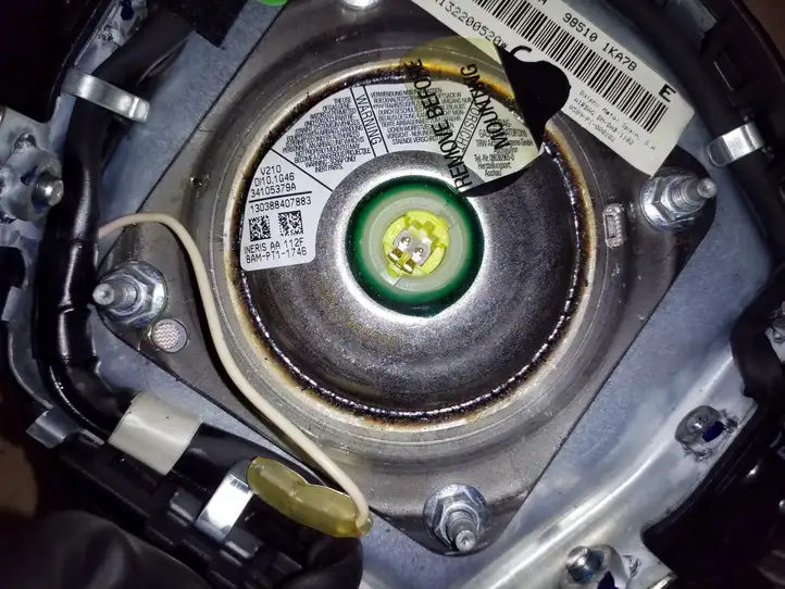 Nissan Juke I F15 (2010 - 2018) 34164695A Подушка безопасности руля — фото 5