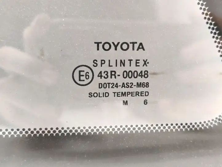 Toyota Avensis T250 (2006 - 2009) 43R00048 Заднее боковое стекло — фото 6