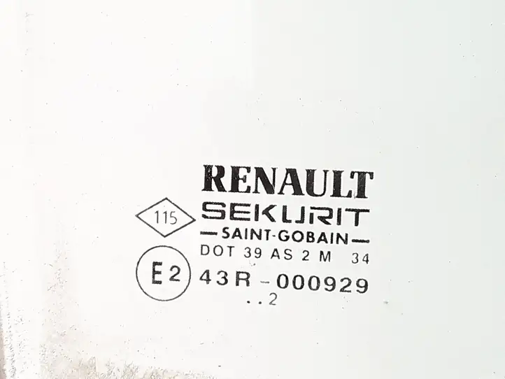 Renault Espace - Grand espace IV (2004 - 2014) 43R000929 Стекло передней двери — фото 2