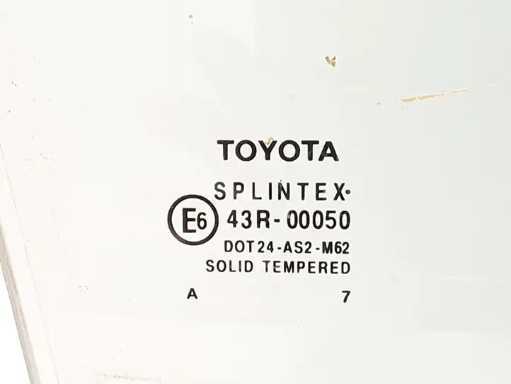 Toyota Avensis T250 (2006 - 2009) 43R00050 Стекло передней двери — фото 2
