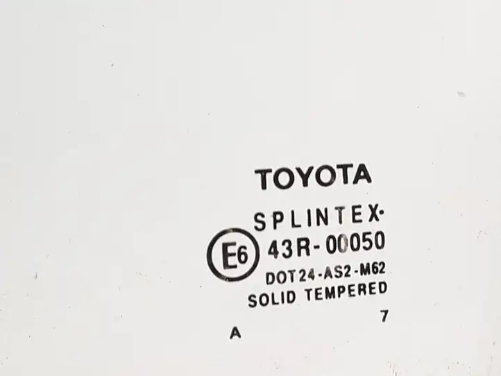 Toyota Avensis T250 (2006 - 2009) 43R00050 Стекло передней двери — фото 5