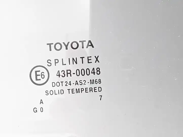 Toyota Avensis T250 (2006 - 2009) 43R00048 Стекло задней двери — фото 2