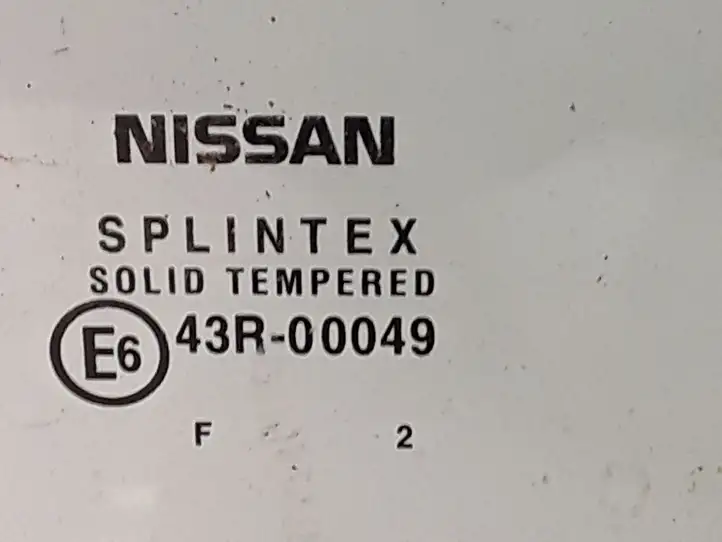 Nissan Primera (2001 - 2008) 43R00049 Стекло задней двери — фото 2