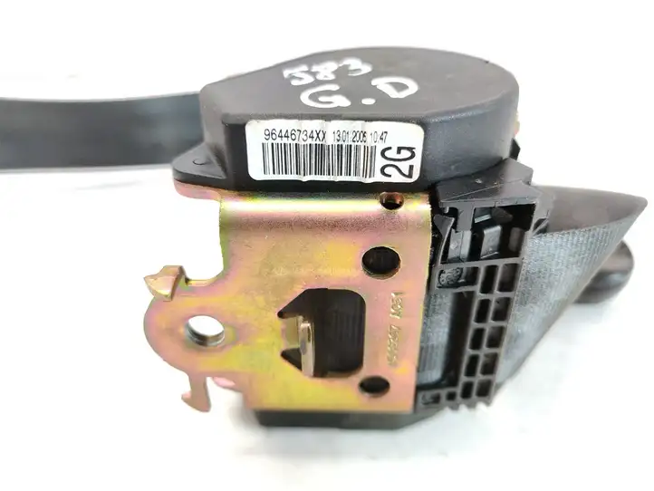 Peugeot 1007 (2005 - 2009)  96446734XX Задний ремень безопасности