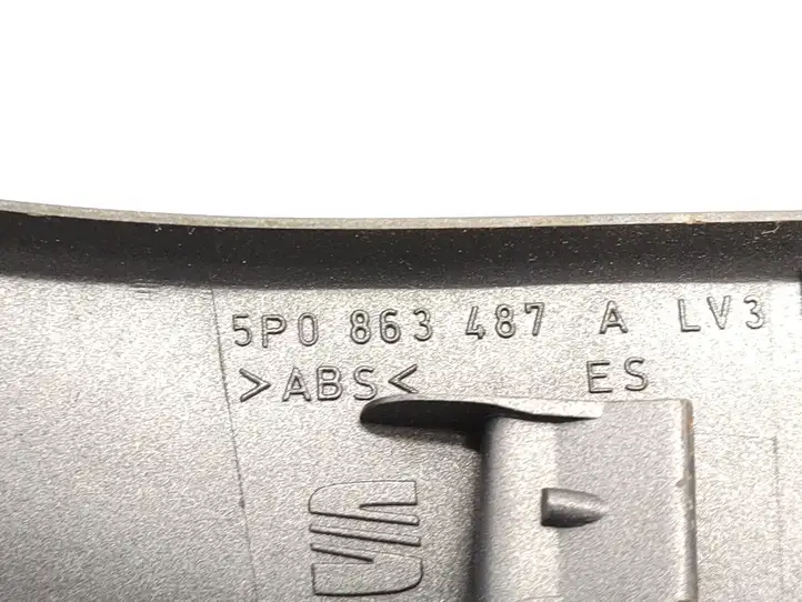 Seat Toledo III (5P) (2004 - 2009) 5P0863487 Другая деталь консоли (туннеля) — фото 2