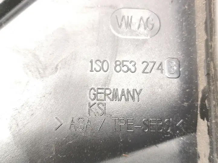 Volkswagen Up (2011 - ) 1S0853274B Пластиковая отделка зеркала — фото 8