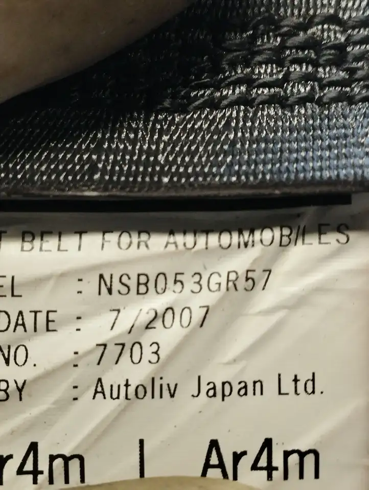 Honda Accord (2003 - 2007) NSB053GR57 Задний ремень безопасности — фото 2