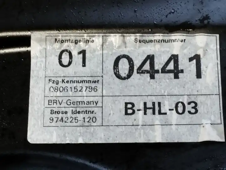 Volkswagen PASSAT B6 (2005 - 2010) 3C4839755H Стеклоподъемник задней двери без мотора — фото 3
