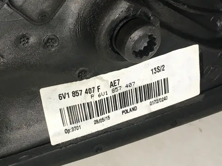 Skoda Fabia Mk3 (NJ) (2015 - 2021) 6V1857407F Боковое зеркало с электроприводом — фото 2