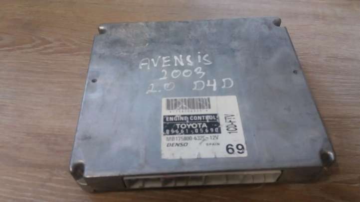 Toyota Avensis T250 (2003 - 2006)  8966105690 Блок управления двигателем ECU