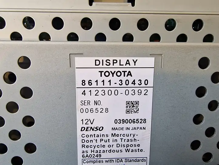 Lexus GS 300 350 430 450h (2004 - 2007) 8611130430 Магнитола / мультимедийная система — фото 2