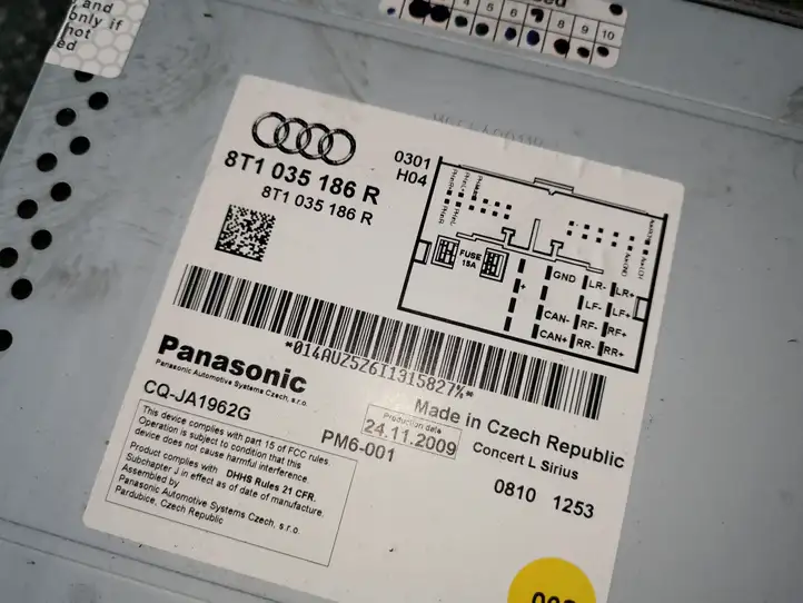 Audi Q5 SQ5 (2012 - 2017) 8T1035186R Магнитола / мультимедийная система — фото 2
