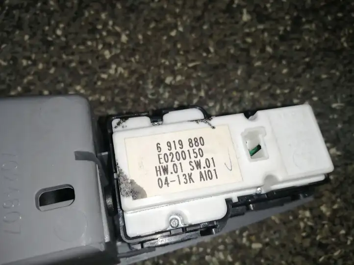 BMW 7 E65 E66 (2001 - 2008) 6919880 Кнопка стеклоподъемников — фото 2