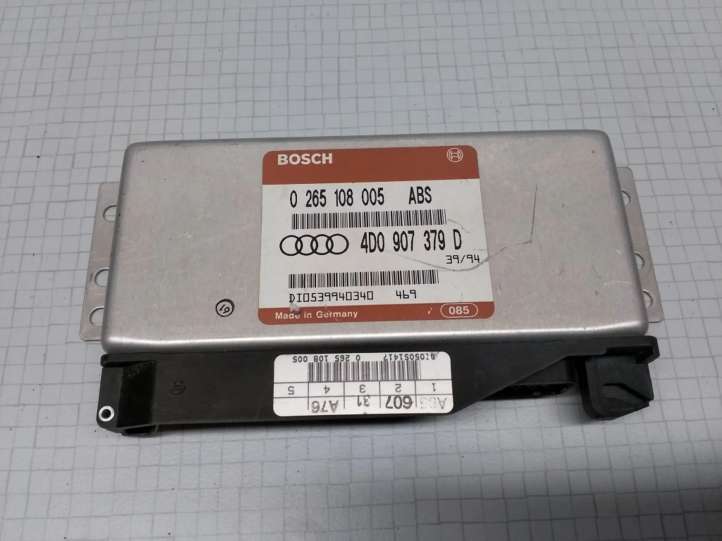 0265108005 Audi A6 S6 C5 4B ABS valdymo blokas