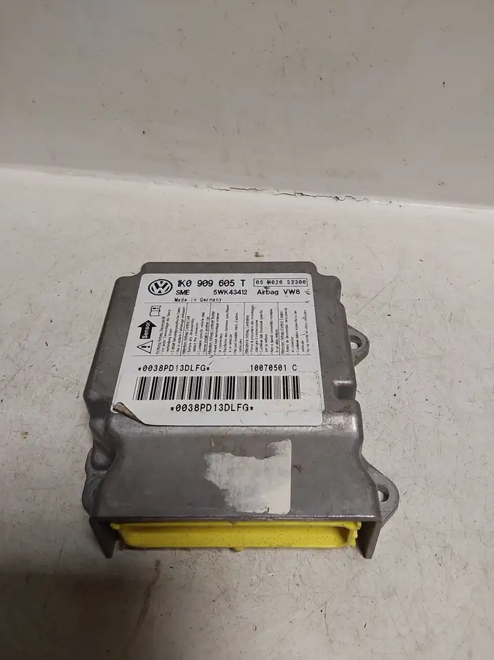 Volkswagen Golf V (2003 - 2009) 1K0909605T Блок управления SRS — фото 1
