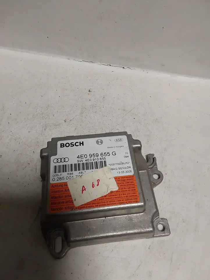 Audi A8 (2007 - 2010)  4E0959655G Блок управления надувных подушек