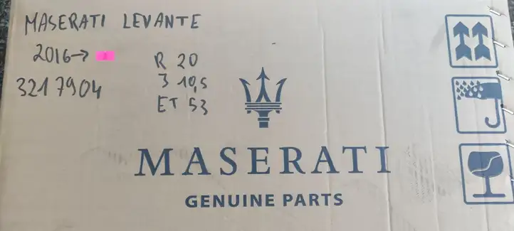 Maserati Levante (2017 - ) 670112463 Легкосплавный колесный диск R20 — фото 8