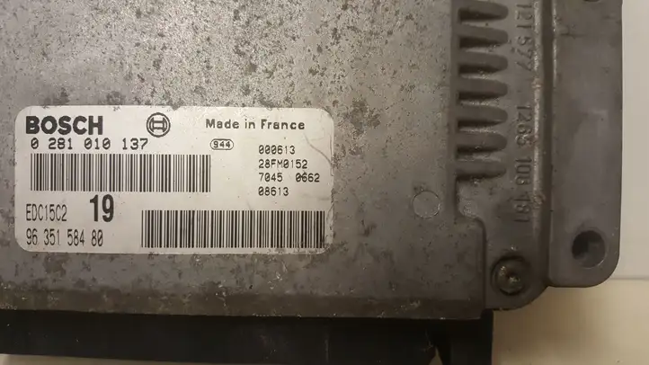 Citroen Xsara Picasso (1999 - 2012)  9635158480 Блок управления двигателя