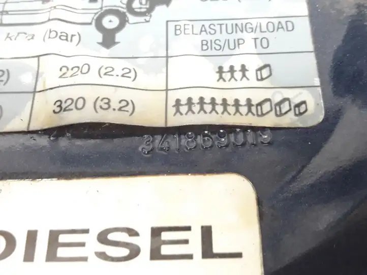 Opel Zafira A (1999 - 2003) 341869019 Крышка топливного бака — фото 6