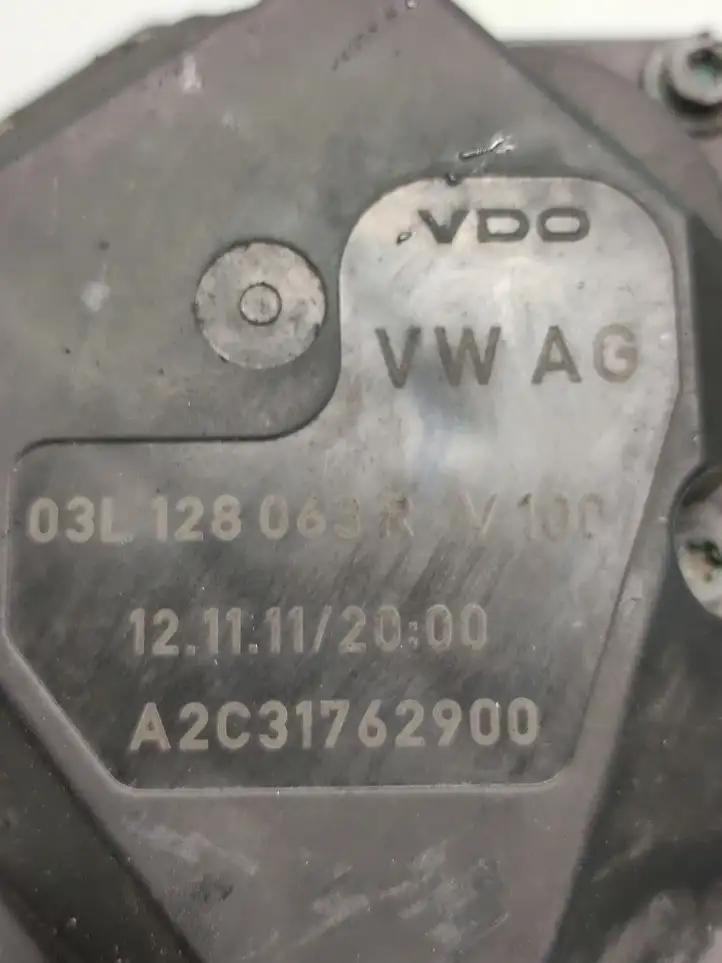 Volkswagen PASSAT B6 (2005 - 2010) 03L128063R Дроссельная заслонка — фото 4