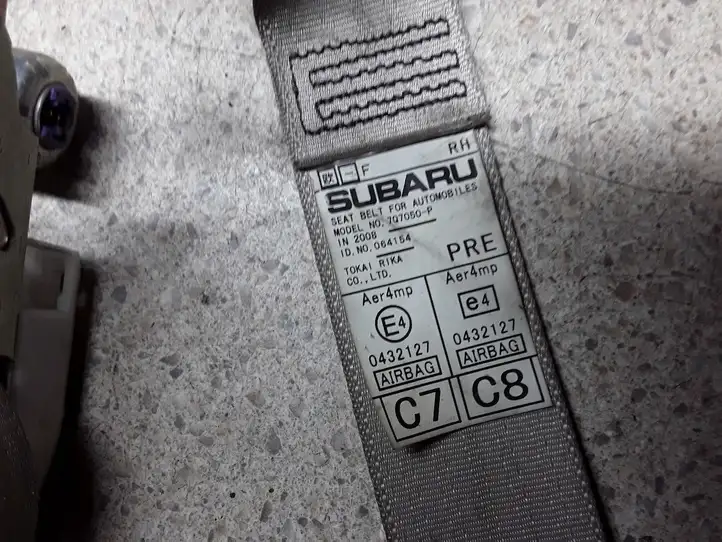 Subaru Outback (2007 - 2009) 7Q7050P Передний ремень безопасности — фото 2