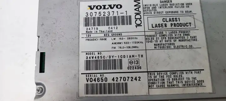 Volvo V50 (2004 - 2008) 307523711 Магнитола / мультимедийная система — фото 2