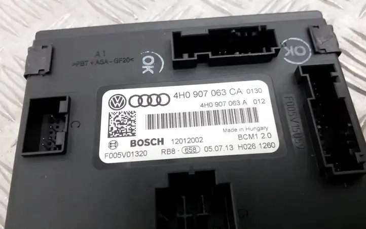 Audi A6 C7 (2011 - 2014) 4H0907063CA Модуль комфорта — фото 2