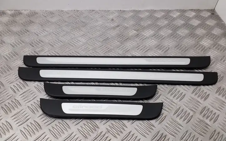 Audi A6 Allroad C7 (2012 - 2014) 4G9858373 Наружная отделка переднего порога — фото 1