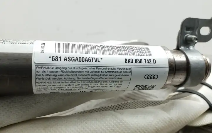Audi A4 S4 B8 8K (2007 - 2011) 8K0880742D Боковая подушка безопасности шторка — фото 2